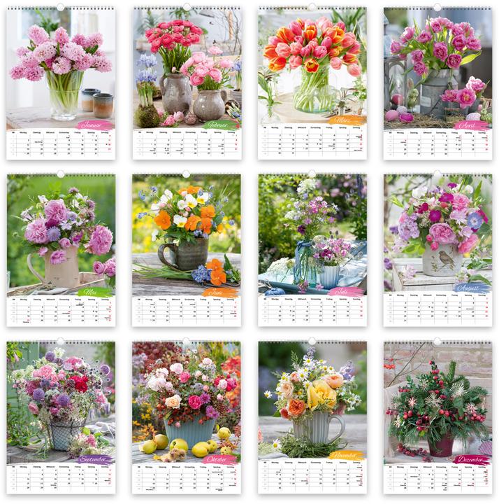 Produktbild Trtsch Grobildkalender Blumen-Arrangements 2026