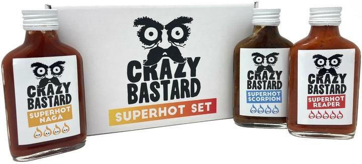 Crazy Bastard Sauce Sauces Crazy Bastard, 3 x 100 ml (860 g)