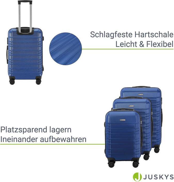 Produktbild Juskys Hartschalen-Kofferset (120 l)