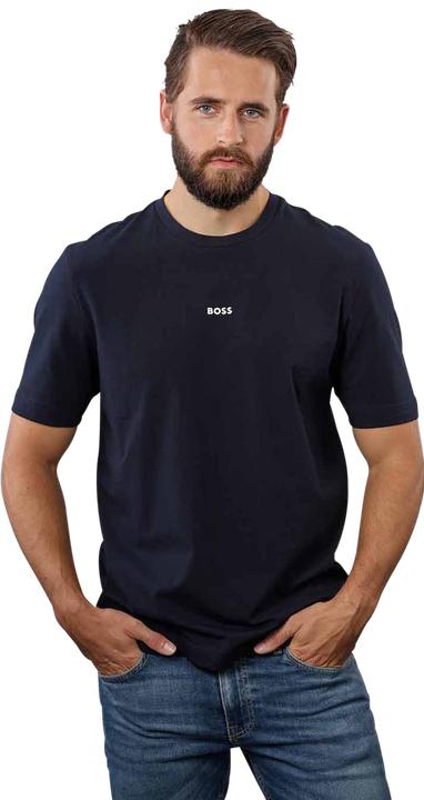 Actual product image Hugo Boss Boss Orange Short Sleeve TChup T-Shirt Relaxed Fit Dark Blue (S)