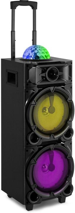 Actual product image Fenton Karaoke set - LIVE290 Party speaker met microfoons en discolamp - Met Bluetooth