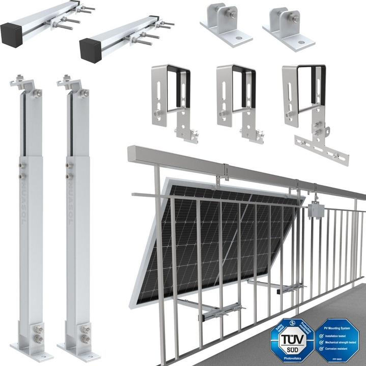 Actual product image Nuasol Balcony railing bracket (Solar system mounting material)