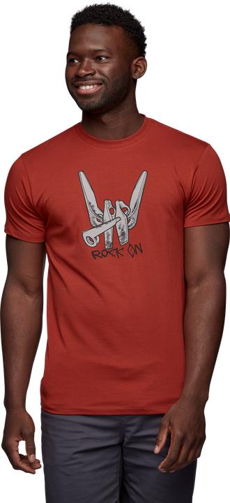 Actual product image Black Diamond M Bd Rock On Ss Tee (XS)