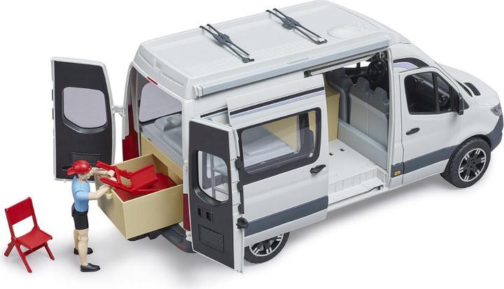 Productafbeelding Bruder Mercedes Benz Sprinter Camper met chauffeur