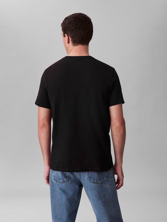 Actual product image Calvin Klein Jeans Ss Smooth Cttn Solid Crewnk Tee (L)