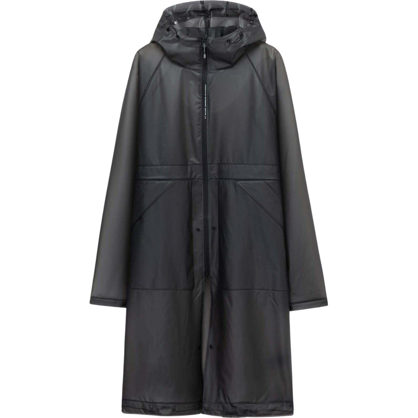 Krakatau, Unisex, Jacke, regenjacke tranformabe verchweisst tethy (S), Grau, S