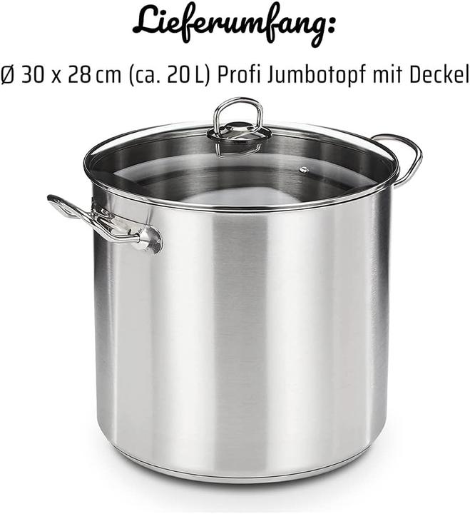 Actual product image GSW Jumbotopf PROFI (Pot, Stainless steel, 30 x 28 cm)