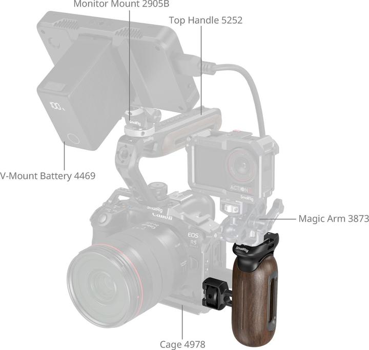 Image du produit SmallRig Haltegriff Wooden Side Handle