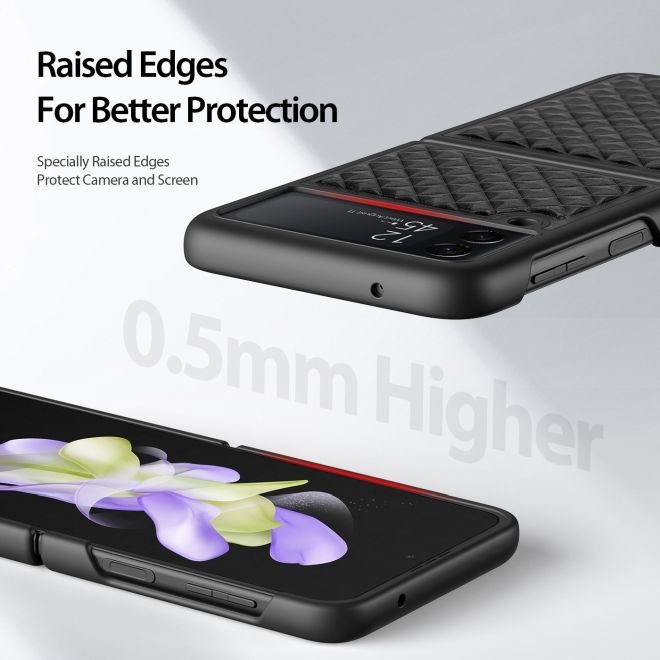 Produktbild Dux Ducis Venice Series Echtleder Case (Samsung Galaxy Z Flip4)