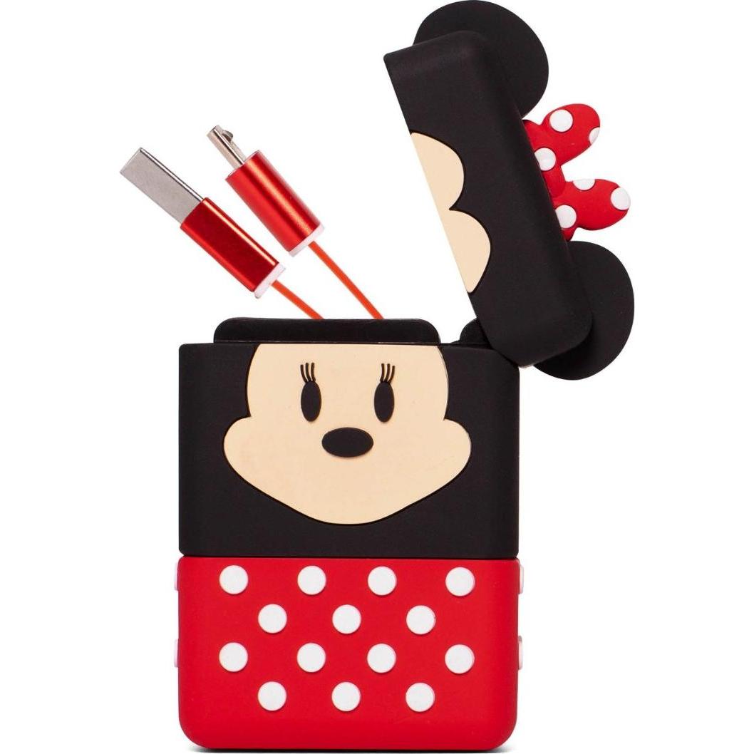 Thumbnail - PowerSquad Minnie Mouse Flip Retractable Cable (0.60 m, USB 3.2 Gen 1), USB Kabel