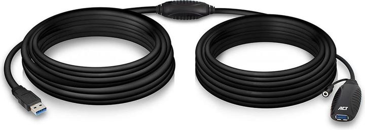 Produktbild ACT AC6110 USB Kabel 10 m 3.2 Gen 1 (3.1 Gen 1) USB A Schwarz (10 m, USB 3.2 Gen 1)