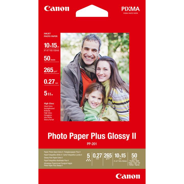 Immagine prodotto Canon PP-201 Plus II (260 g/m², 10 x 15 cm, 50 x)