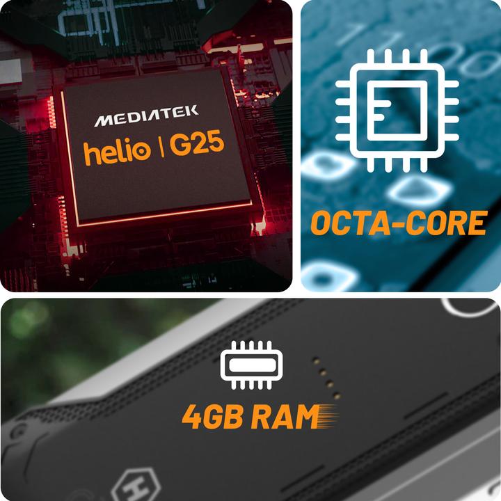 Immagine prodotto Myphone HAMMER EXPLORER PLUS smartphone argento (64 GB, Argento, 5.72", Doppia SIM, 4G)