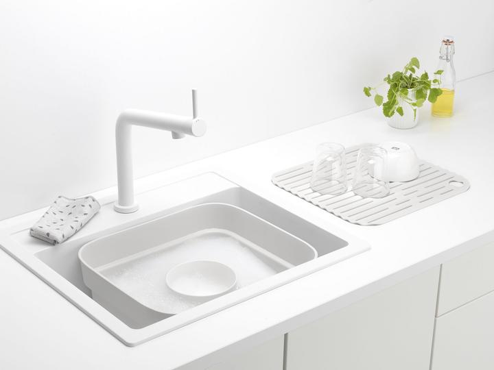 Immagine prodotto Brabantia Lavabo con sgocciolatoio, Grigio (34.40 cm, 37.40 cm)