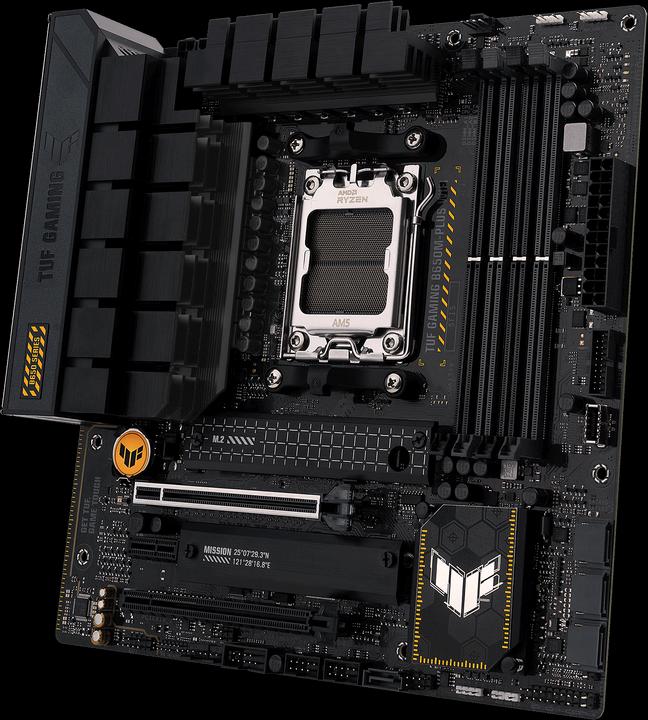 Produktbild ASUS TUF GAMING B650M-PLUS WIFI (AM5, AMD B650M, mATX)