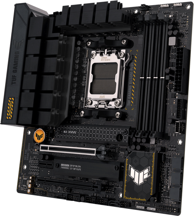 Produktbild ASUS TUF GAMING B650M-PLUS WIFI (AM5, AMD B650M, mATX)