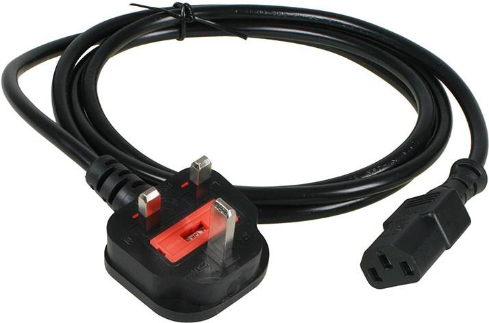 Actual product image InLine Mains plug England to cold appliance plug (1.80 m)