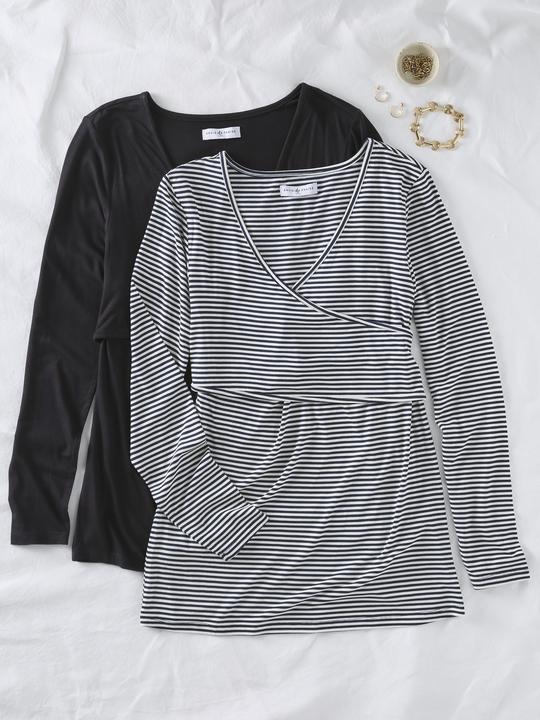Produktbild Envie de Fraise 2er-Pack Shirts für Schwangerschaft und Stillzeit FIONA