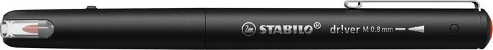 Produktbild STABILO dr!ver Fineliner rot 0,8 mm, 1 St. (Schwarz, 1 x)
