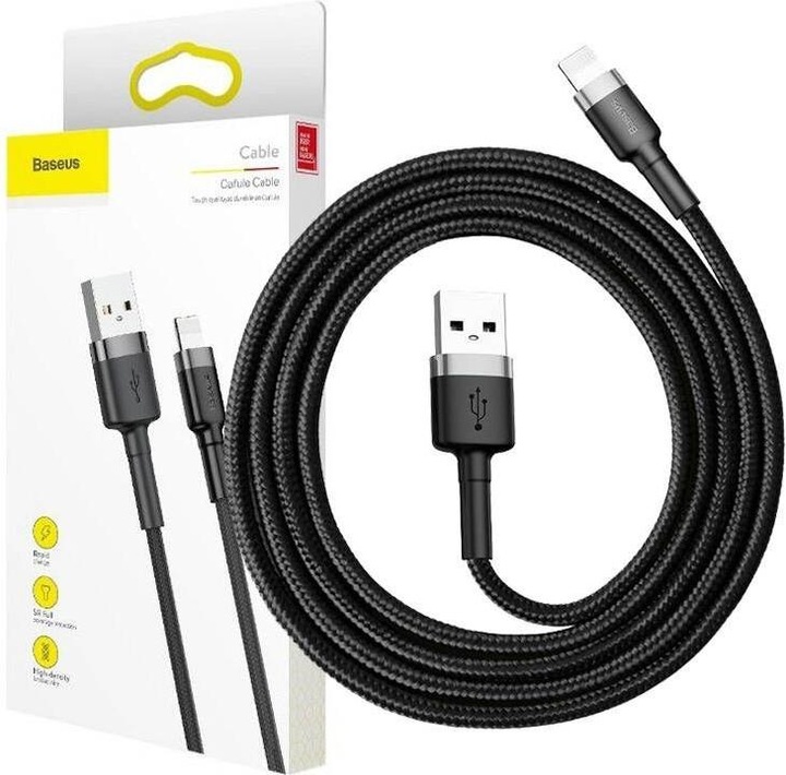 Actual product image Baseus Cafule Series for Apple (2 m, USB 2.0)