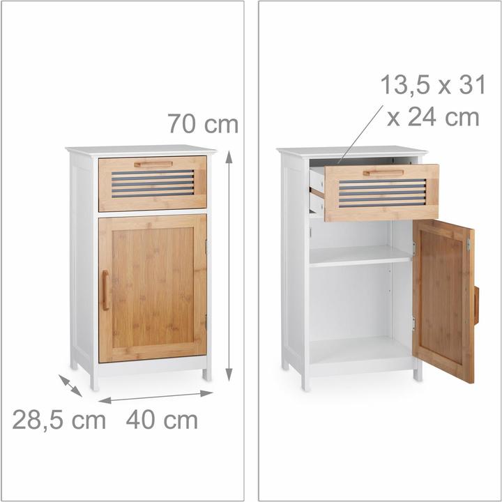 Image du produit Relaxdays Pouf coiffeuse, pieds en bois