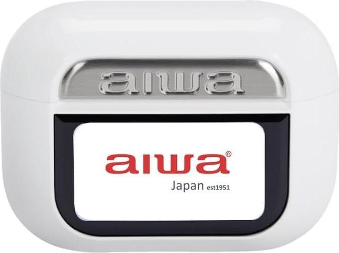 Actual product image Aiwa Kabellose Kopfhörer mit Ladebox EBTW-350WT Weiss (Wireless)