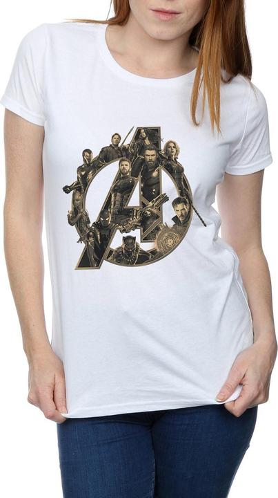 Immagine prodotto Avengers Infinity War Maglietta boyfriend con logo (L)