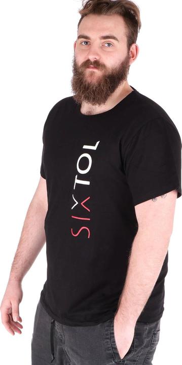Actual product image Sixtol Men's T-SHIRT, black, size L, 100% cotton (L)