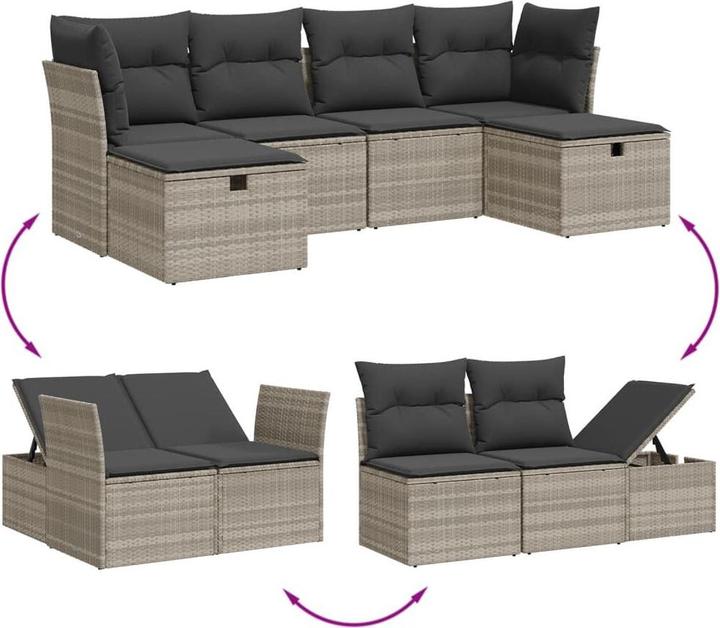 Produktbild vidaXL Garten Sofagarnitur