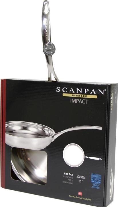 Actual product image Scanpan Frying pan IMPACT Ø 28 cm (Frying pan, Stainless steel, 28 x 9.50 cm)