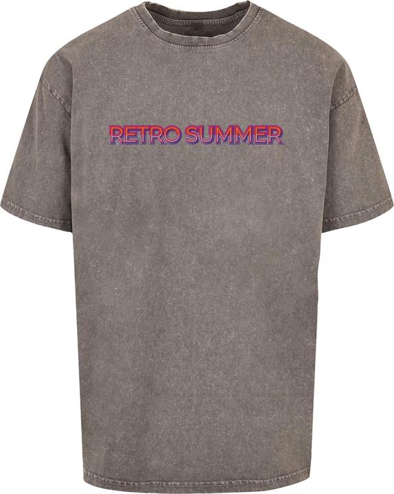 Actual product image Merchcode Summer - Retro Acid Washed Oversize Tee - 116339 (XS)