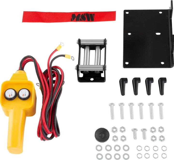Produktbild MSW Seilwinde Elektrische 12 V Motorwinde Seilhebezug Seilzug 907 Kg