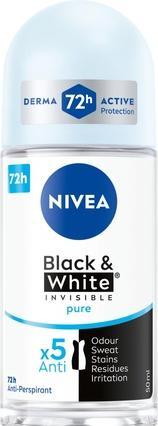 Produktbild NIVEA Invisibleack&White Antiperspirant W Bullet 48H (Roll-on, 50 ml)