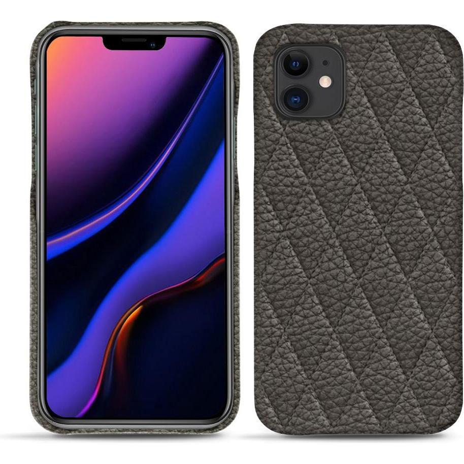 Noreve Lederschutzhülle (Apple iPhone 11), Smartphone Hülle, Grau