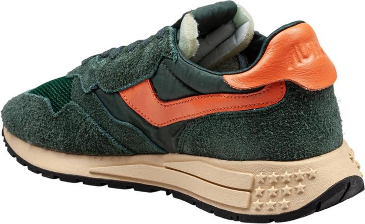 Actual product image Autry sneakers reelwind in suede and nylon color green (40)