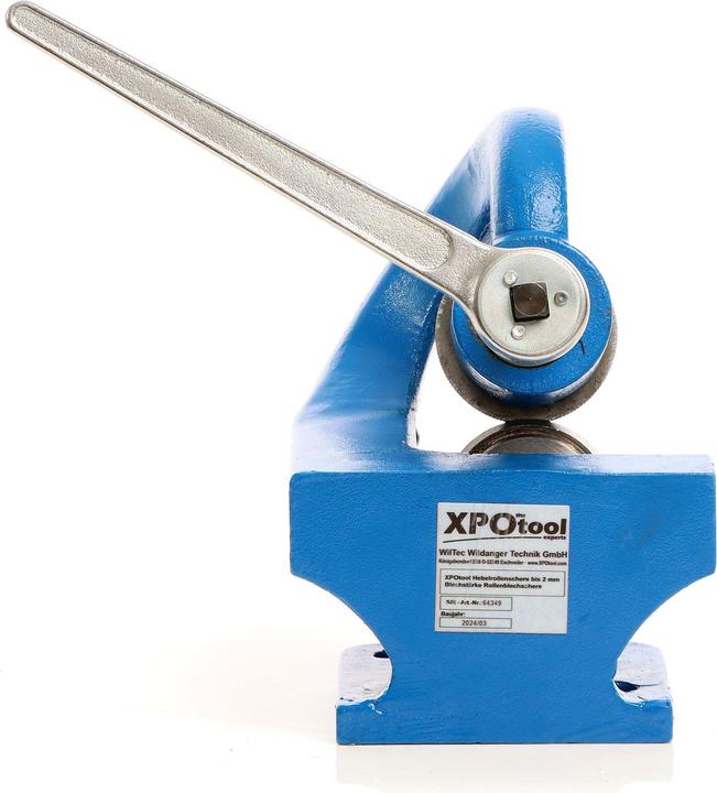 Produktbild XPOtool Hebelrollenschere bis 2 mm Blechstärke Rollenblechschere Blechschere