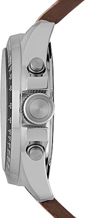 Actual product image Fossil Decker Quartz Chronograph Leather Strap (Chronograph)