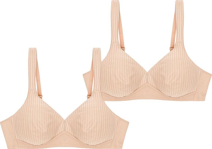 Actual product image Triumph Modern Soft+Cotton underwired bra (95 A, pack of 2)