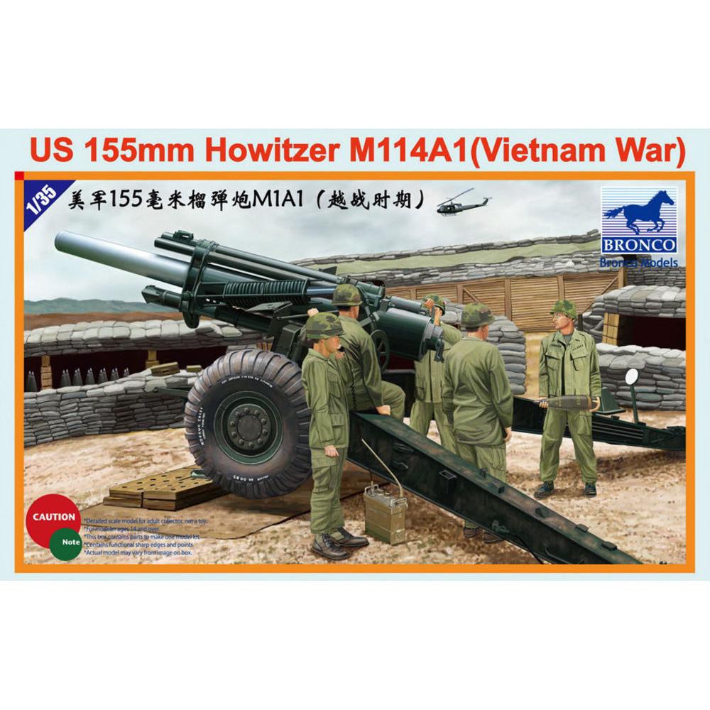 Bronco US 155mm Howitzer M114A1 (Vietnam War)