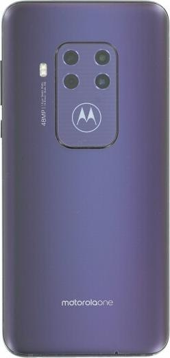 Produktbild Motorola one Zoom (6.4 Zoll) Dual-SIM Android 9.0 USB Typ-C Violett (128 GB, Cosmic Purple, Dual SIM, 4G)