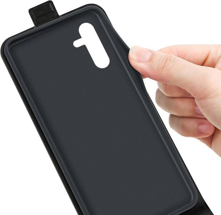 Actual product image Cover-Discount Galaxy A14 - Classic Flip Case vertical black (Samsung Galaxy A14)