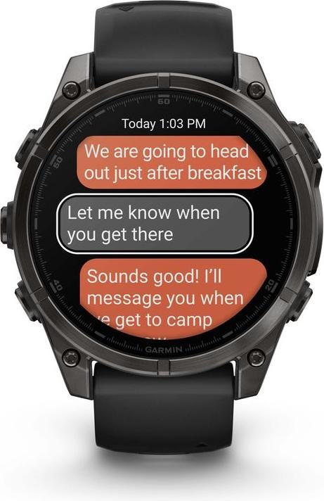 Actual product image Garmin Fenix 8 AMOLED Sapphire Titan (47 mm)