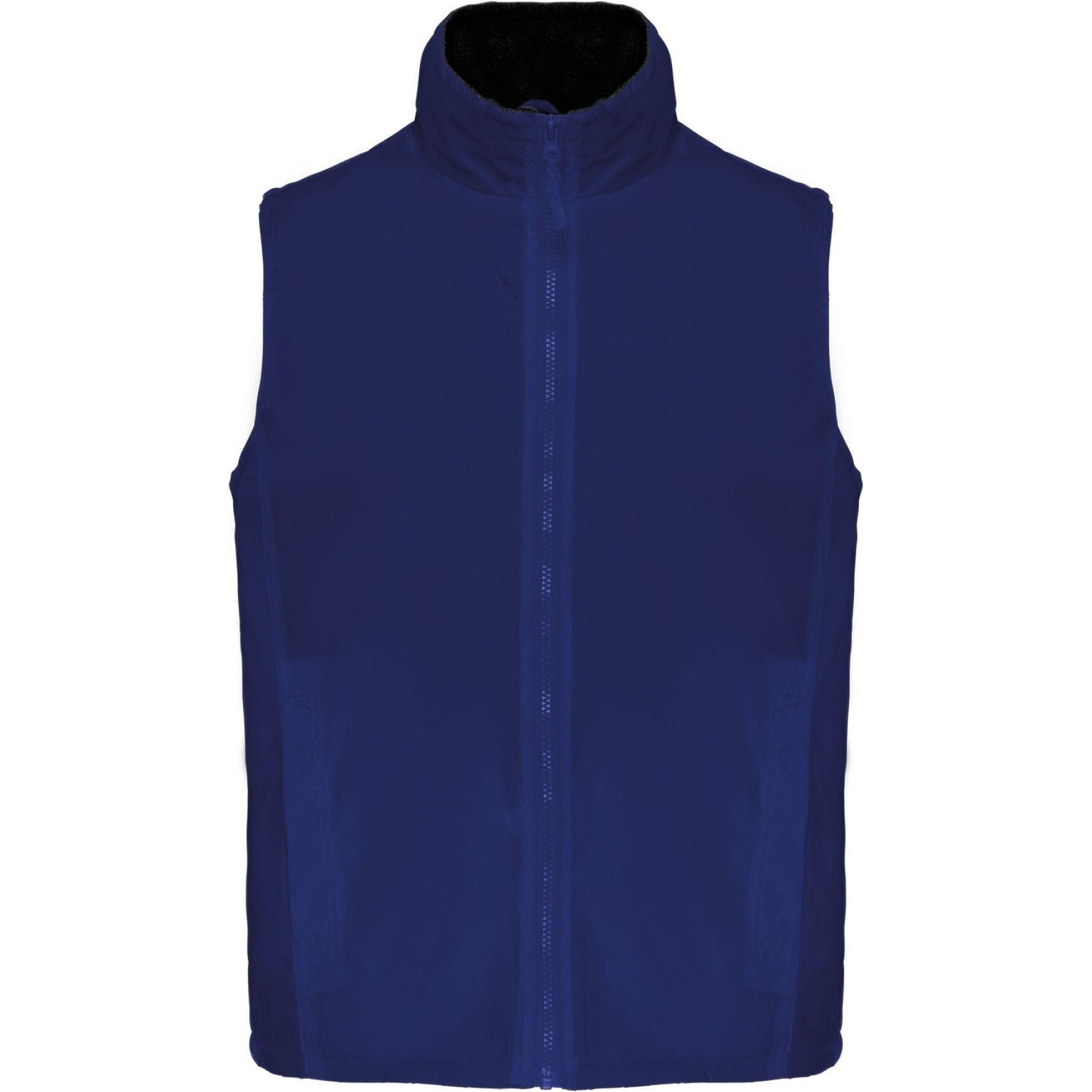 Kariban, Herren, Weste, Doublé Polaire, Blau, (XL)