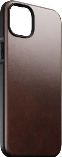 Actual product image Nomad Back Cover Modern Leather Horween iPhone 14 Plus Brown (Apple iPhone 14 Plus)