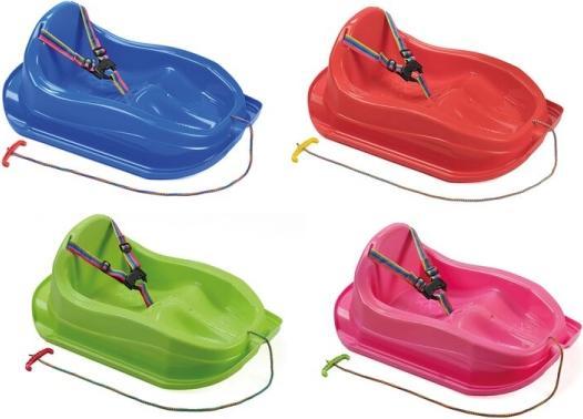 Siva Kinder Schlitten mit Sicherheitsgurt