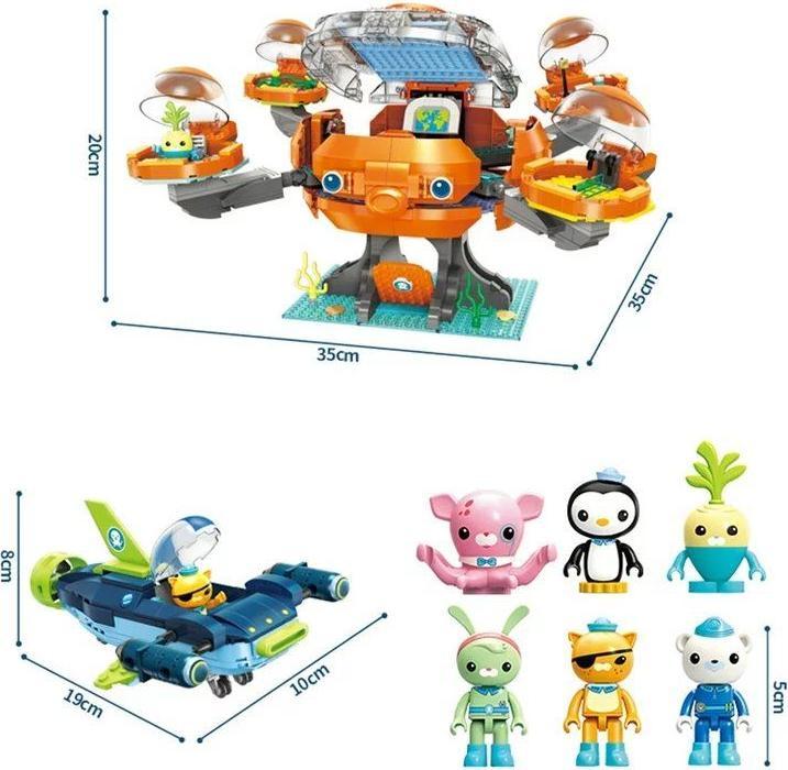 Actual product image Qman The Octonauts - Octopod Set