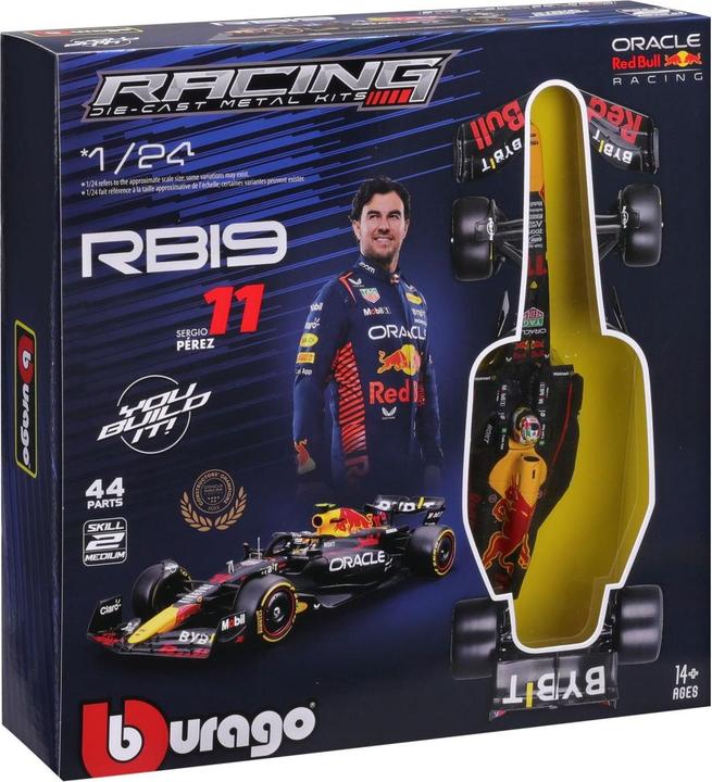 Produktbild Bburago Red Bull F1 RB19 1/24 Kit Pérez 2024