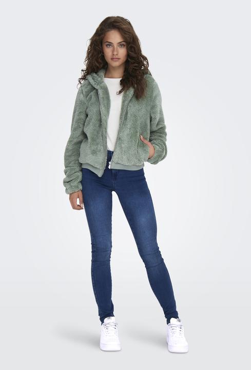 Actual product image Only Hooded jacket Teddy fur jacket (XL)