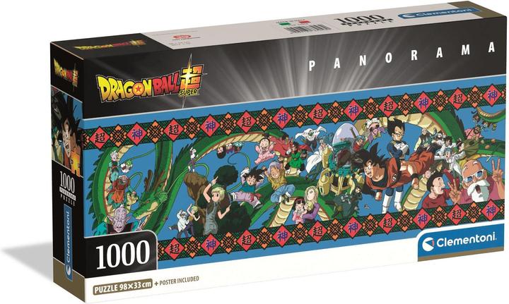 Actual product image Clementoni Puzzle 1000 Panorama Compact Dragon Ball (1000 pieces)
