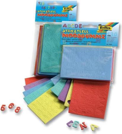 Produktbild Folia Moosgummi-Stanzteile Buchstaben